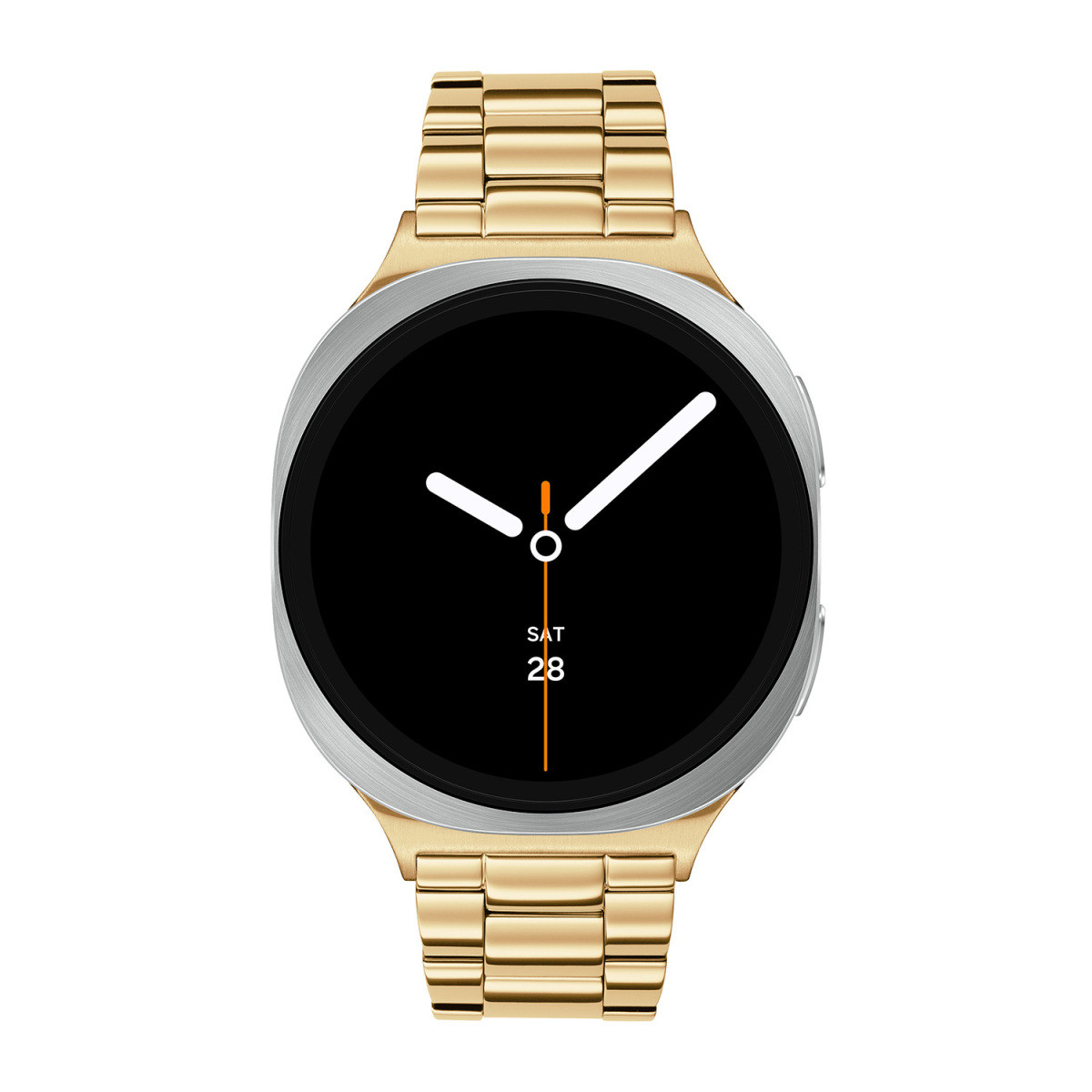 Samsung Galaxy Watch 8 LTE SA.L330SGS20.LTE smartwatch met goudkleurige stalen band - ø 44 mm