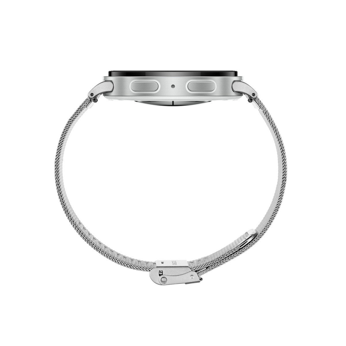 Samsung Galaxy Watch 8 LTE SA.L330SSM20.LTE zilverkleurige smartwatch mesh van staal en aluminium - ø 44 mm