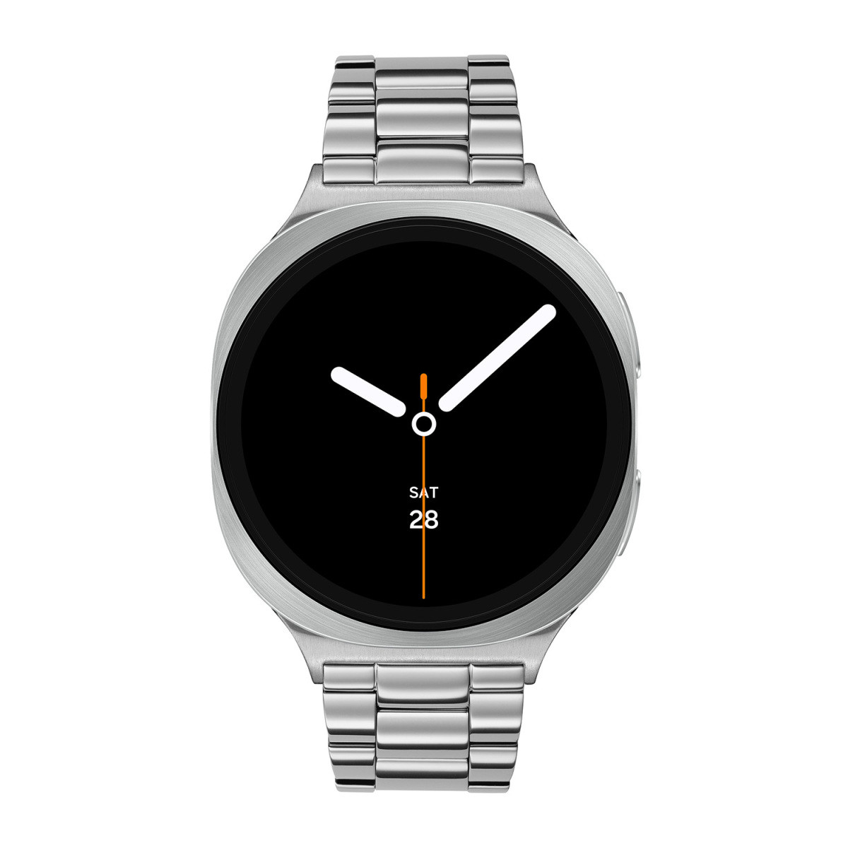 Samsung Galaxy Watch 8 LTE SA.L330SSS20.LTE zilverkleurige smartwatch van staal en aluminium - ø 44 mm