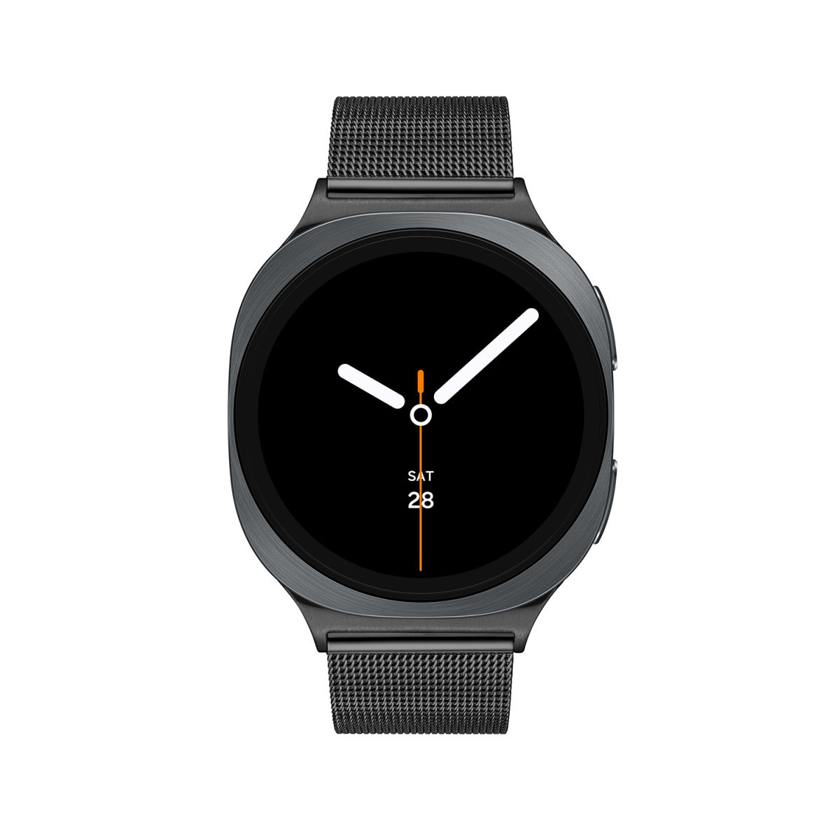 Samsung Galaxy Watch 8 SA.L320GBM20 smartwatch met stalen band en grijze aluminium kast - ø 40 mm