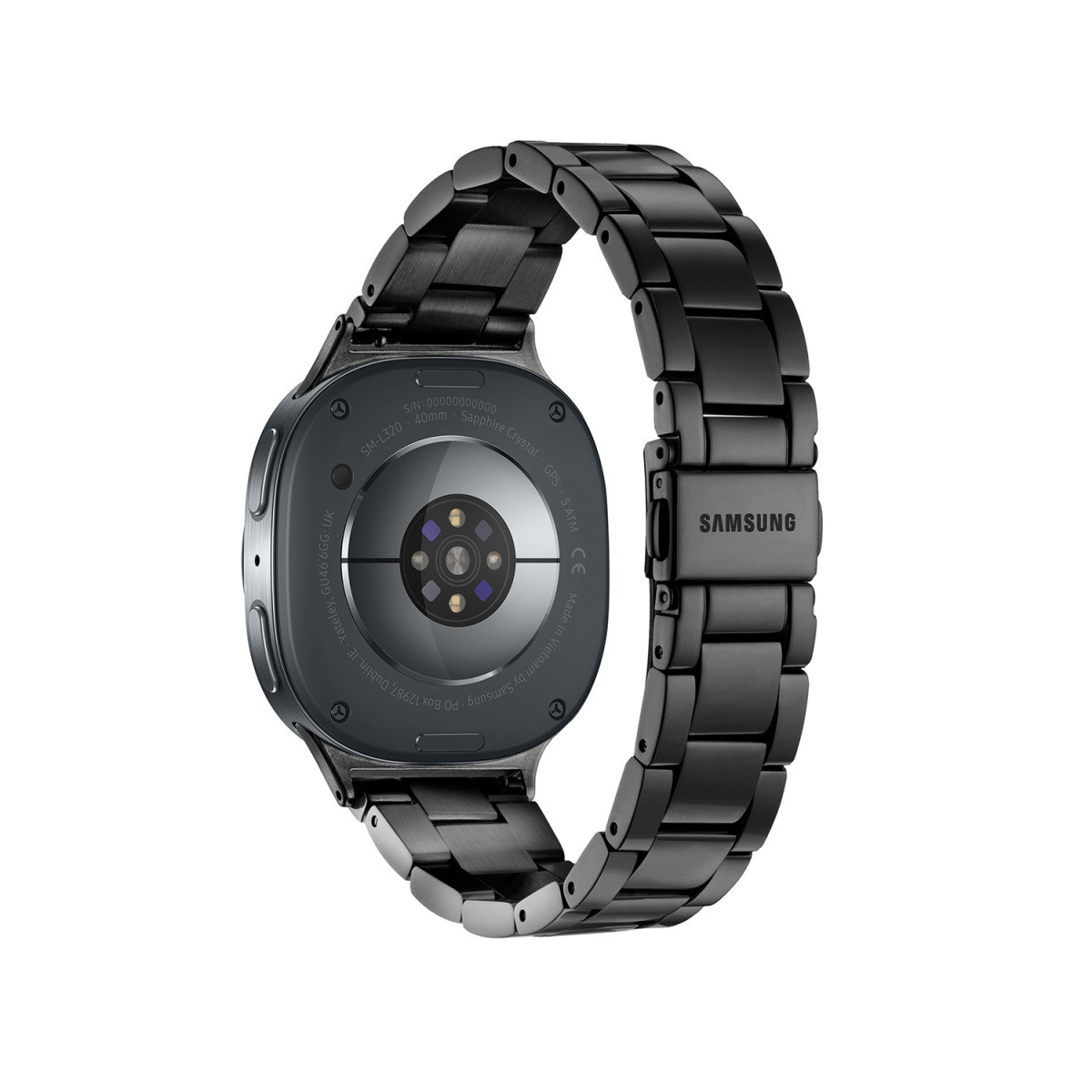 Samsung Galaxy Watch 8 SA.L320GBS20 smartwatch met zwarte stalen band - ø 40 mm