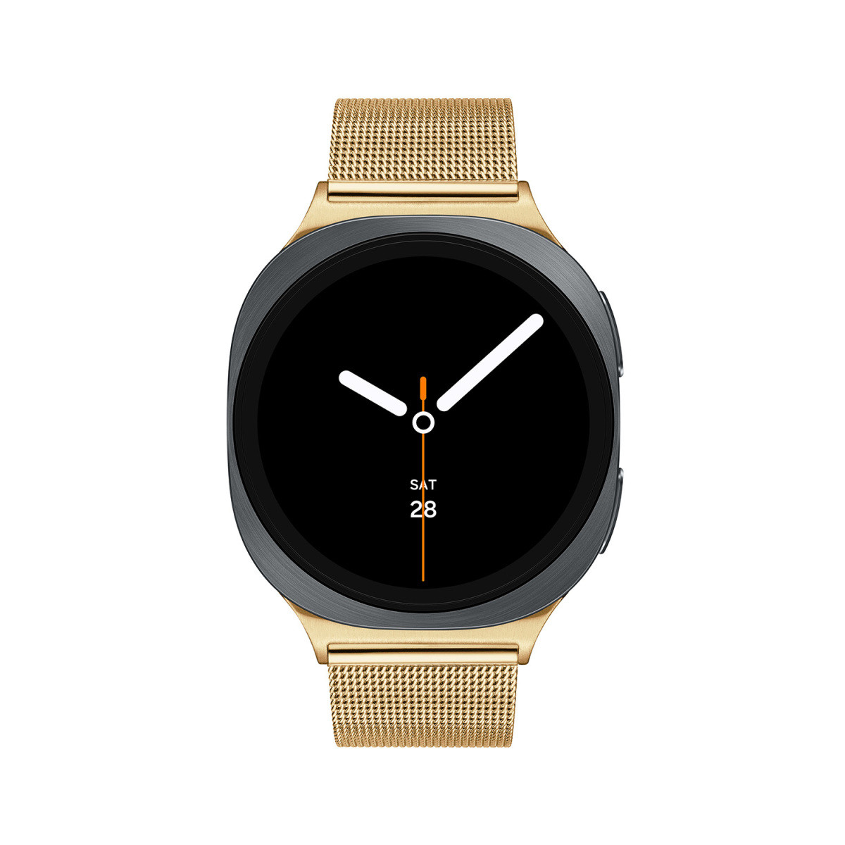 Samsung Galaxy Watch 8 SA.L320GGM20 goudkleurige smartwatch met mesh band van staal - ø 40 mm