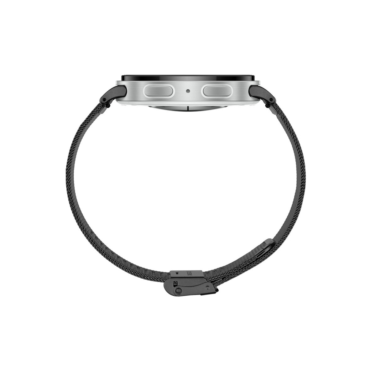 Samsung Galaxy Watch 8 SA.L320SBM20 smartwatch met zwarte stalen meshband - ø 40 mm