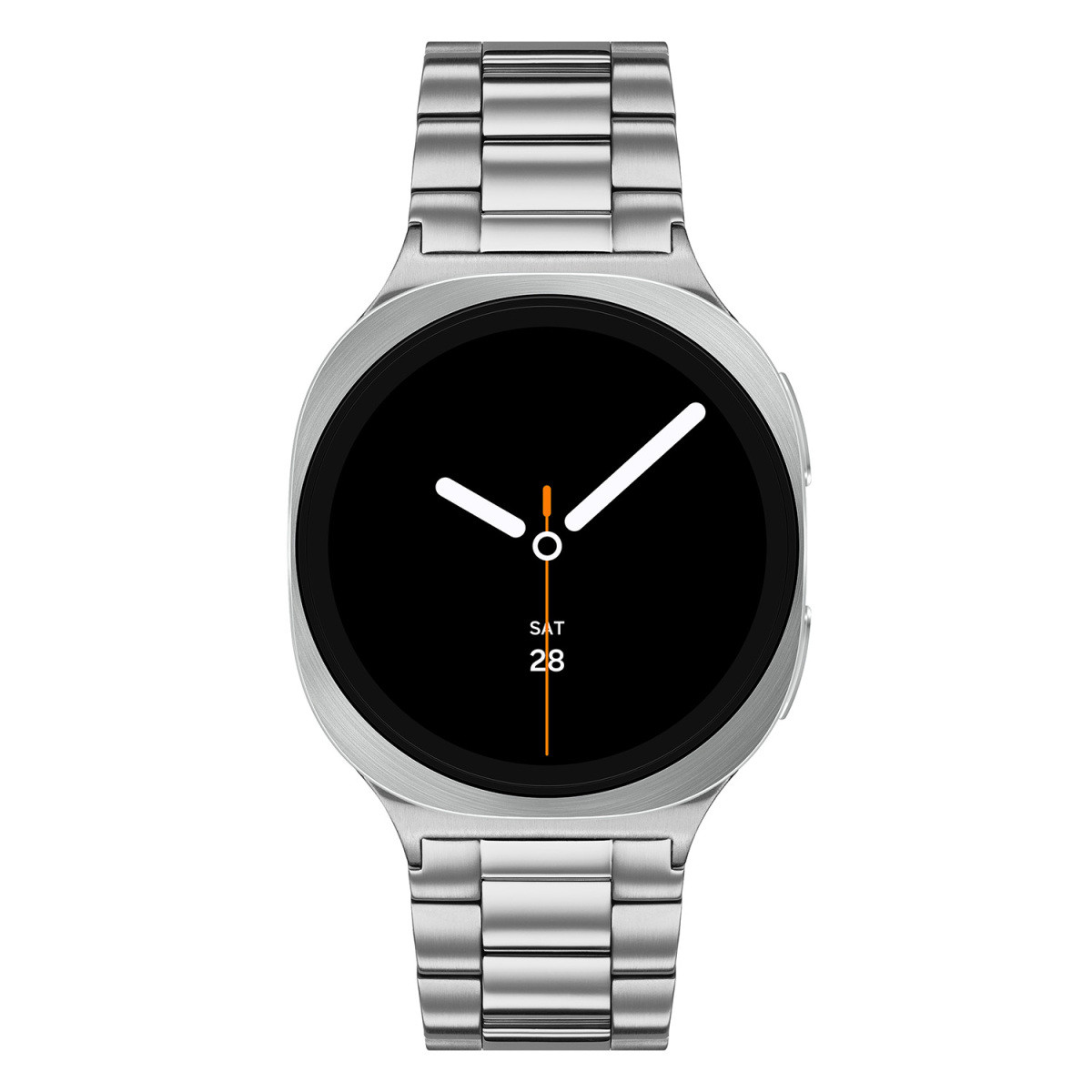 Samsung Galaxy Watch 8 SA.L320SSS24 stalen smartwatch met zilverkleurige schakelband - ø 40 mm