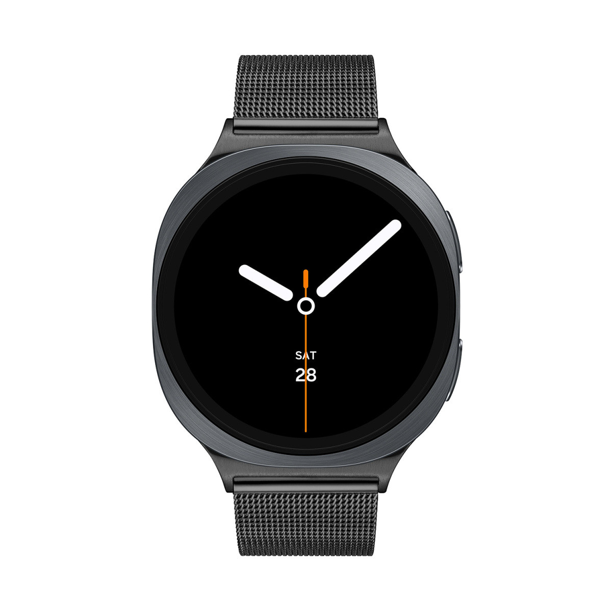 Samsung Galaxy Watch 8 SA.L330GBM20 smartwatch met zwarte mesh band en grijze kast - ø 44 mm