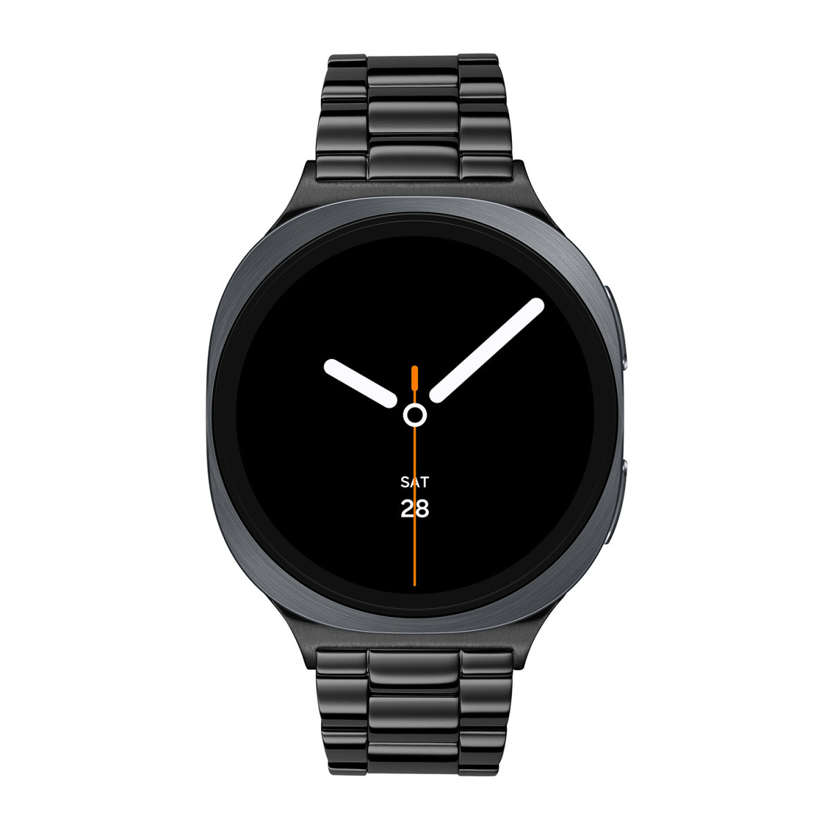 Samsung Galaxy Watch 8 SA.L330GBS20 zwarte smartwatch met schakelband en grijze kast - ø 44 mm