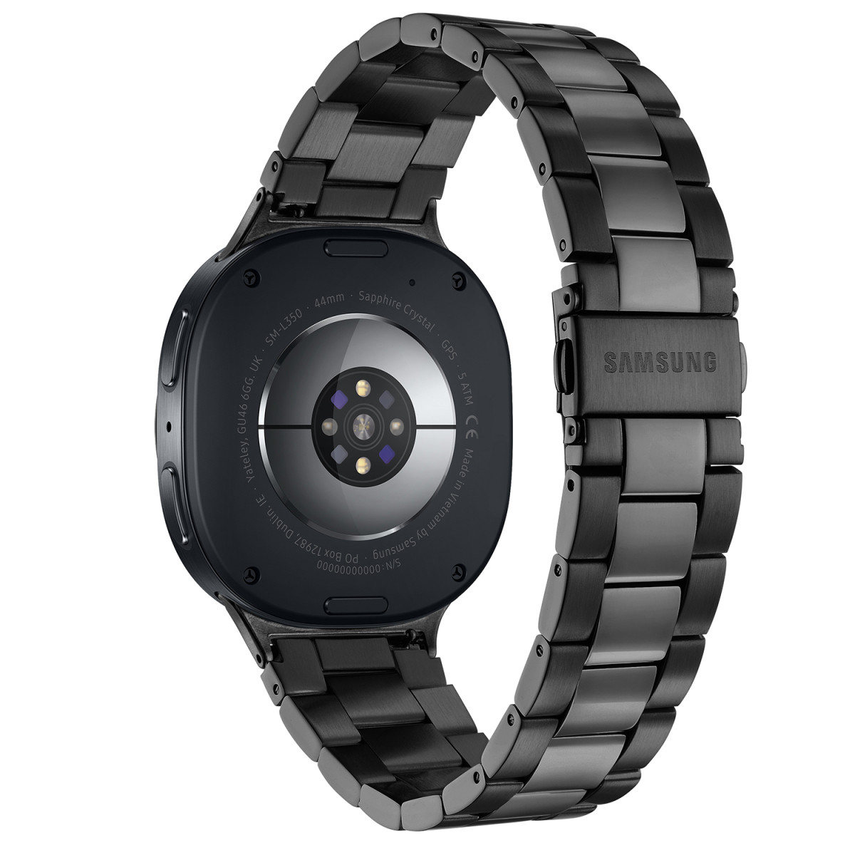 Samsung Galaxy Watch 9 LTE SA.L350ZBS24.LTE smartwatch met zwarte schakelband - 44 mm