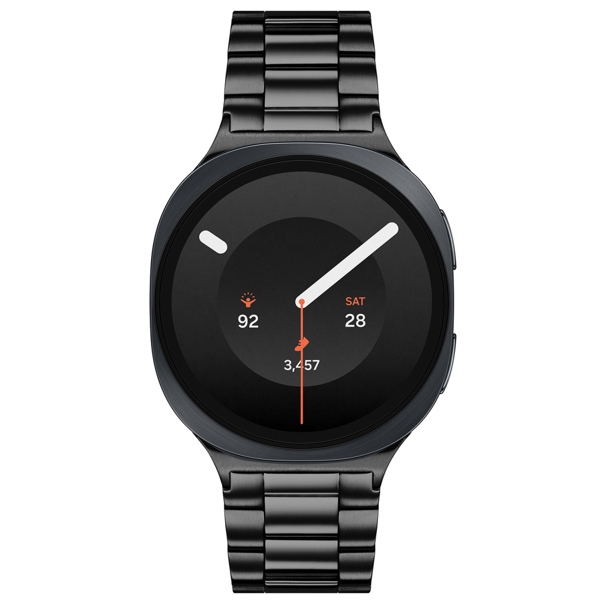 Samsung Galaxy Watch 9 LTE SA.L350ZBS24.LTE smartwatch met zwarte schakelband - 44 mm