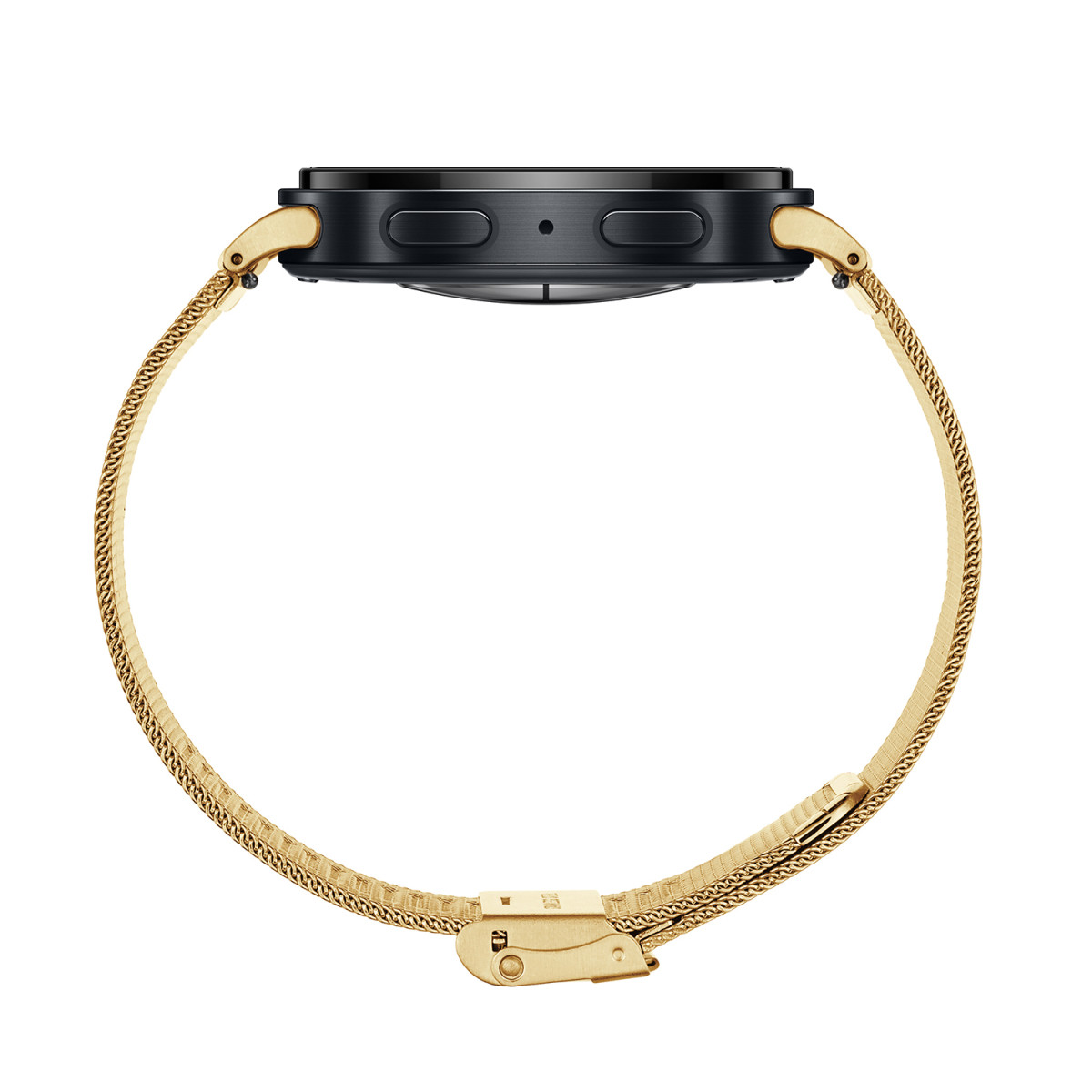 Samsung Galaxy Watch 9 LTE SA.L350ZGM20.LTE smartwatch met goudkleurige mesh-band - 44 mm