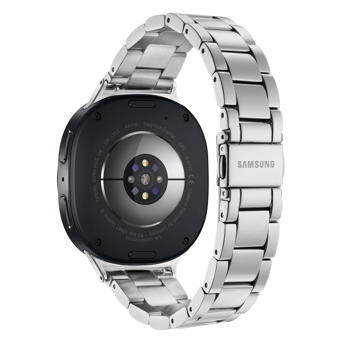 Samsung Galaxy Watch 9 LTE SA.L350ZSS24.LTE smartwatch met zilverkleurige schakelband - 44 mm