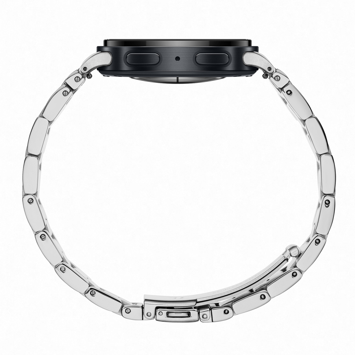 Samsung Galaxy Watch 9 LTE SA.L350ZSS24.LTE smartwatch met zilverkleurige schakelband - 44 mm