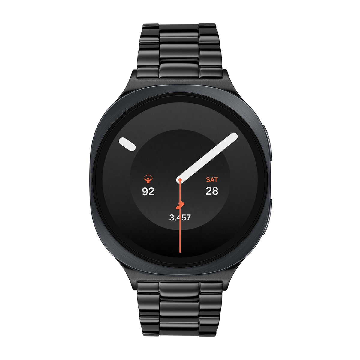 Samsung Galaxy Watch 9 SA.L350ZBS20 smartwatch met zwarte kast en schakelband - 44 mm