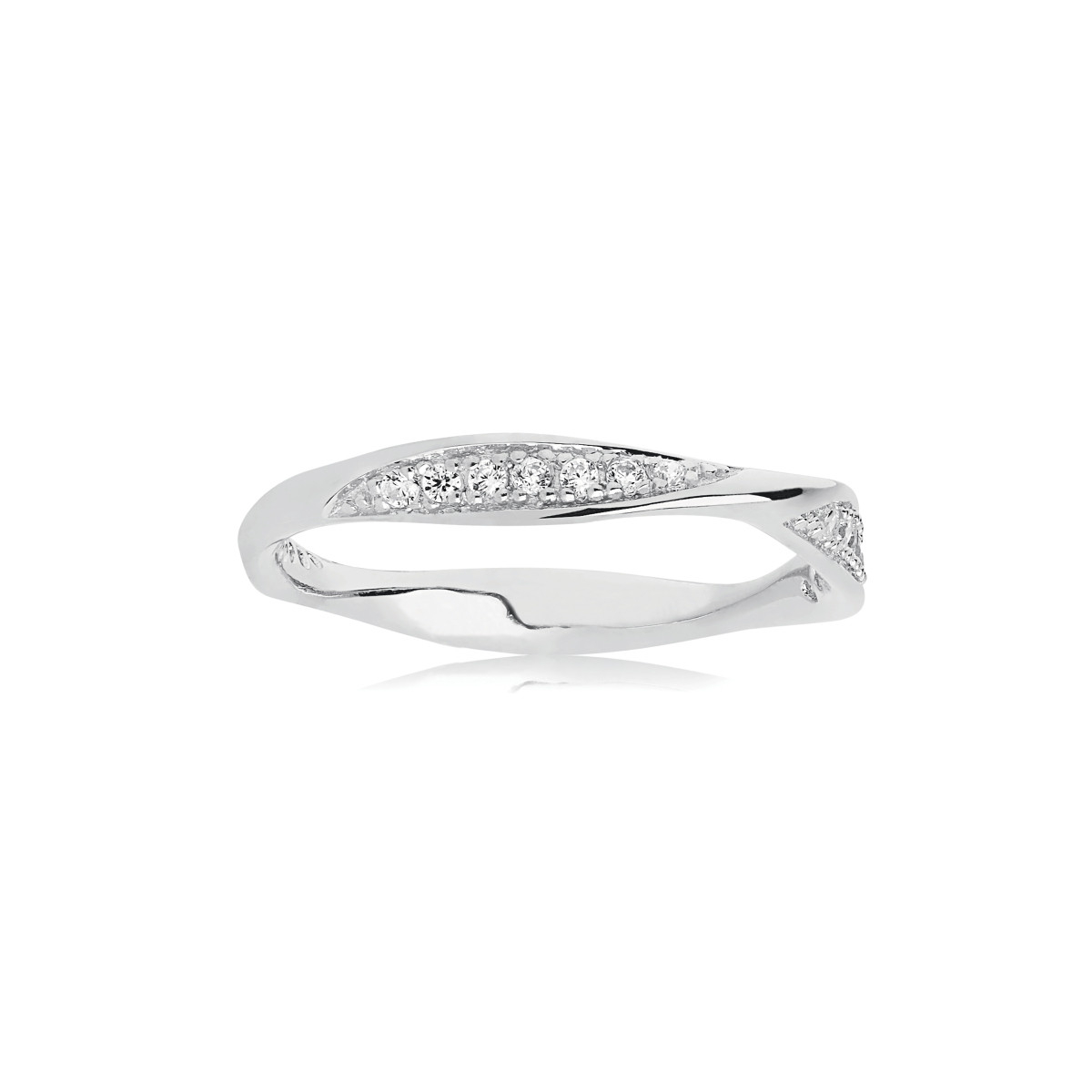 Sif Jakobs Cetara SJ-R3010-CZ zilveren ring met briljant geslepen zirkonia stenen