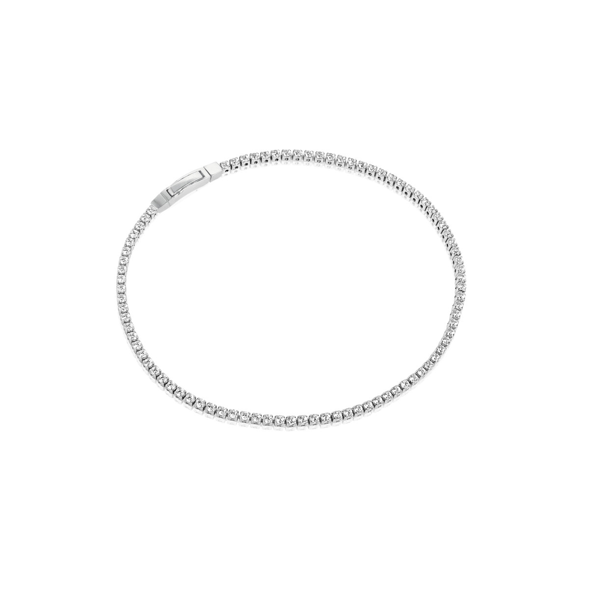 Sif Jakobs Ellera SJ-B2869N-CZ zilveren armband met ronde transparante zirkonia's