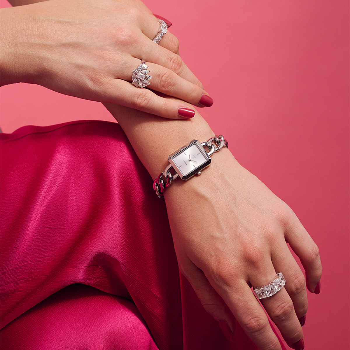 Sif Jakobs Ivrea SJ-R12330-CZ zilveren ring met briljant zirkonia 5 mm breed