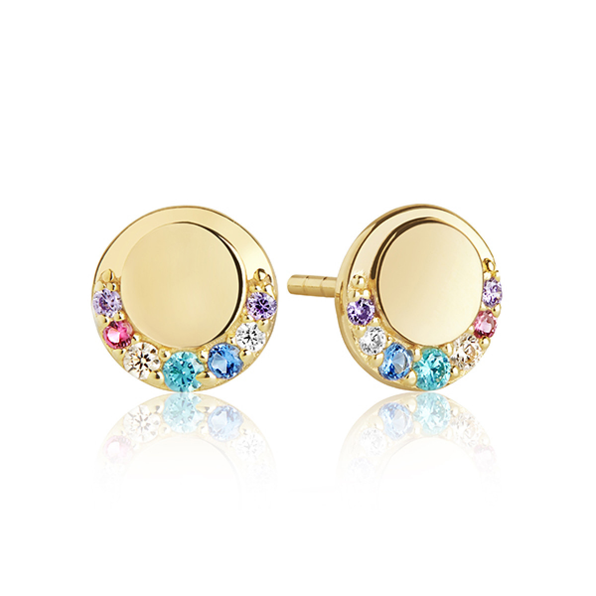 Sif Jakobs oorbellen gold plated  SJ-E12010-XCZ-SG