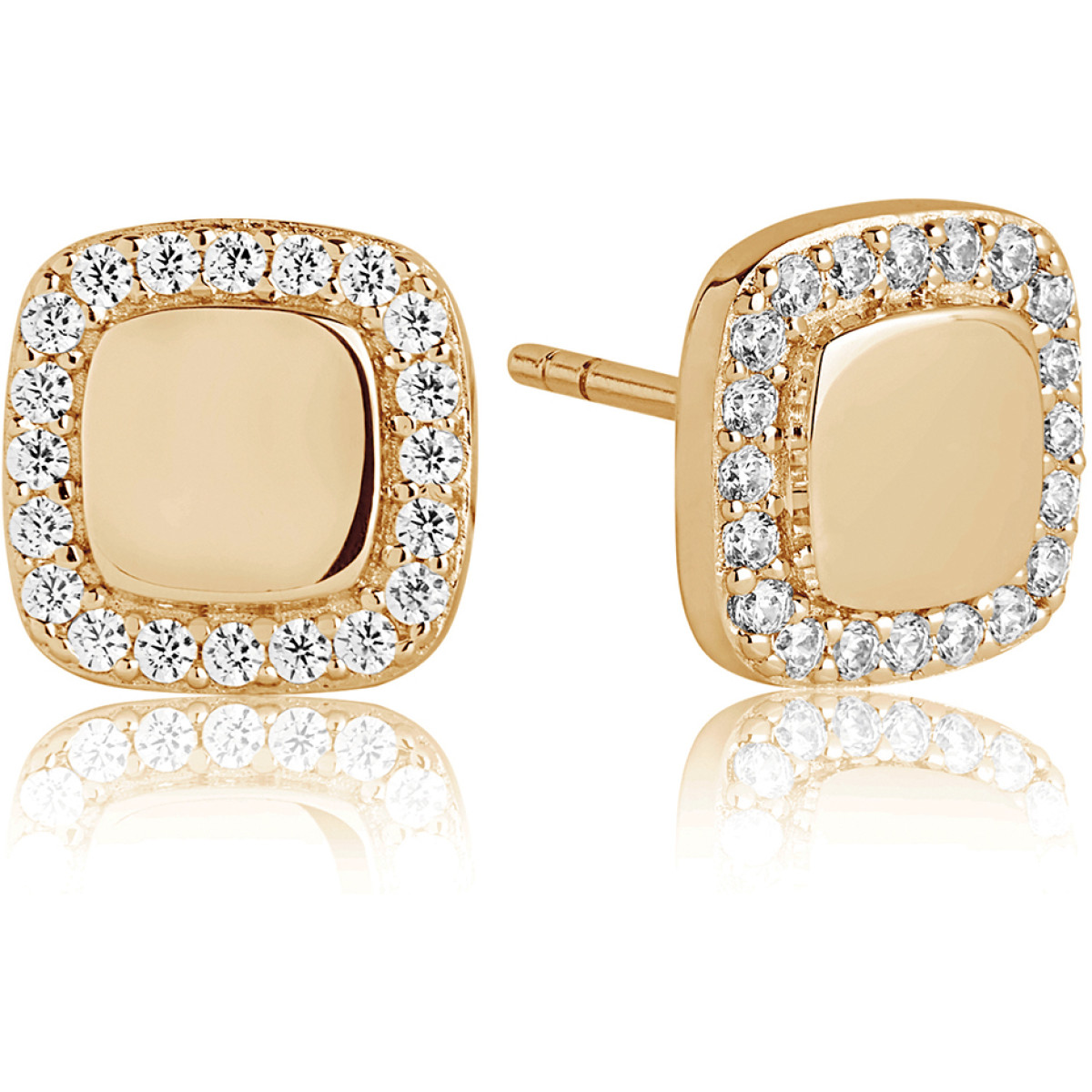 Sif Jakobs oorbellen gold plated SJ-E2787-CZ(YG)