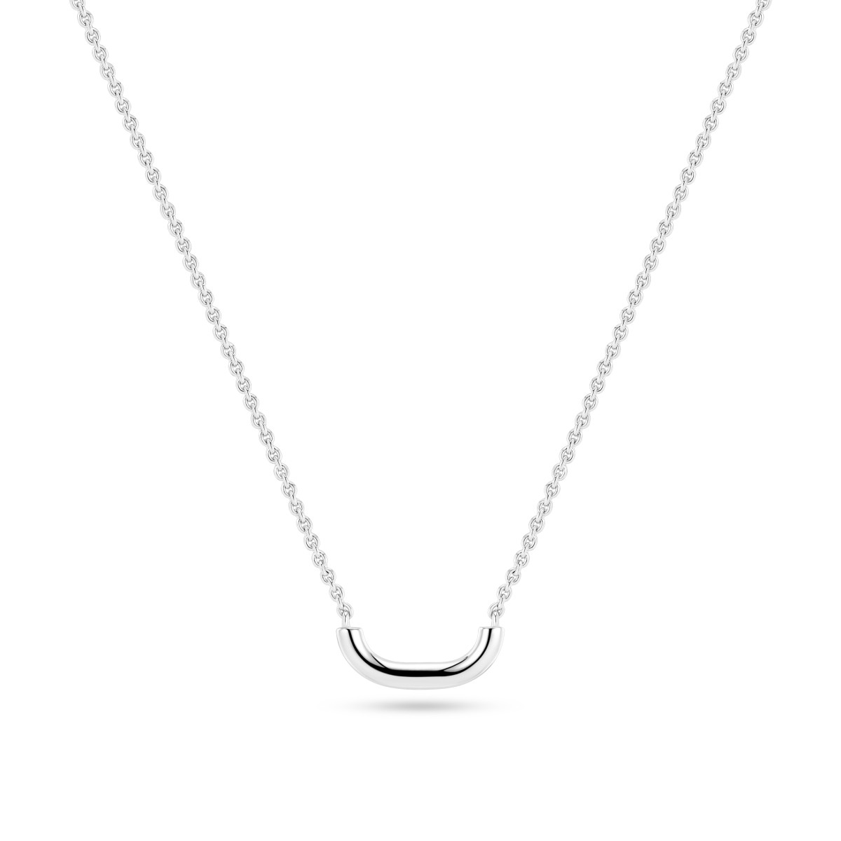Sif Jakobs SJ-N2600 zilveren ketting halve boog 4.5 mm breed - Lengte 45 cm