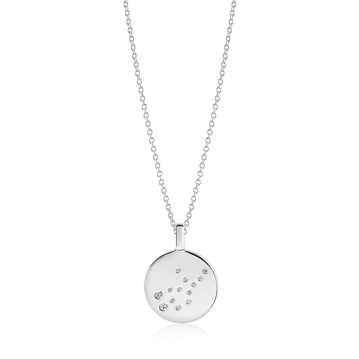 Sif Jakobs SJ-P1059-CZ zilveren ketting met briljant geslepen zirkonia - Lengte 45 cm