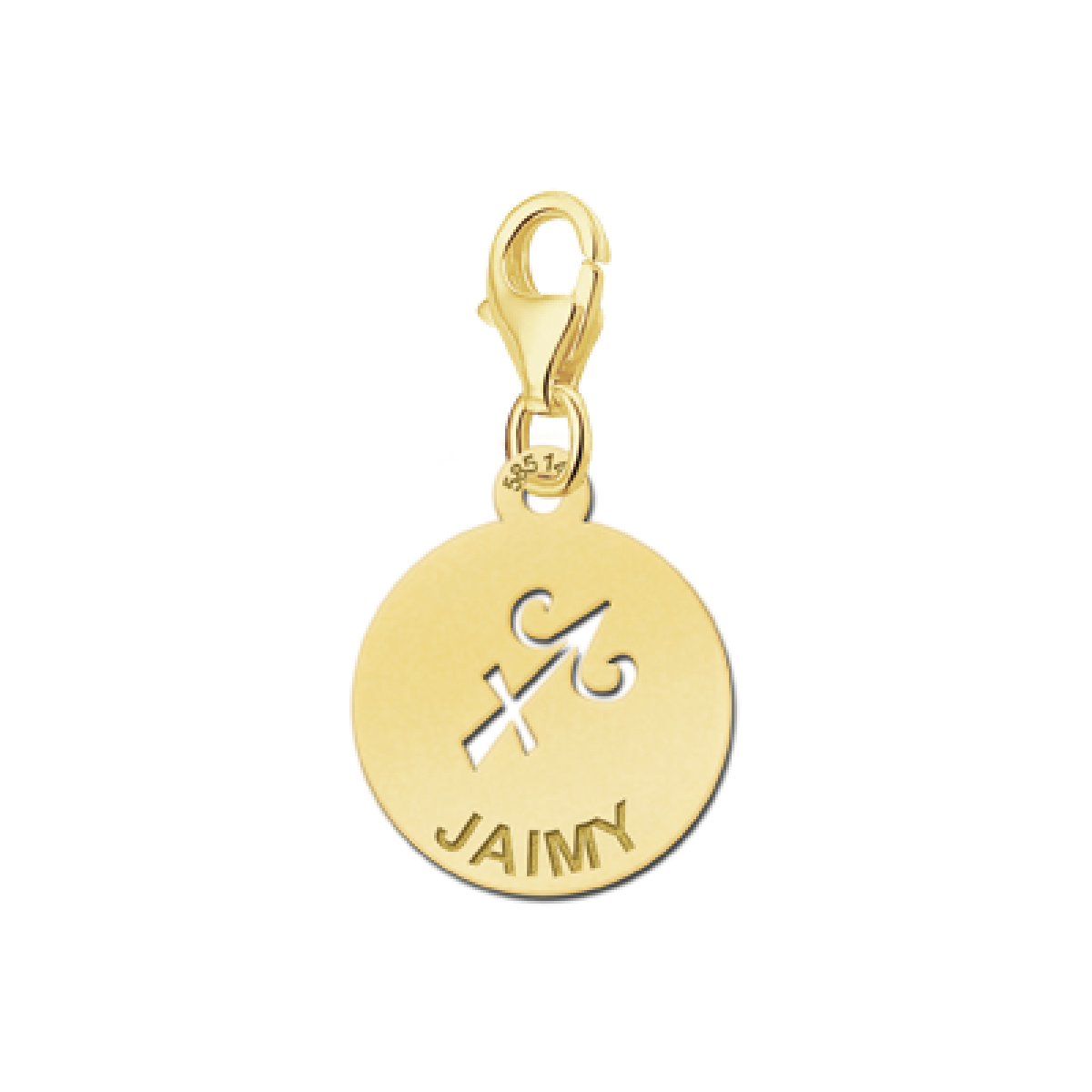 Gouden bedel sterrenbeeld boogschutter Names4ever