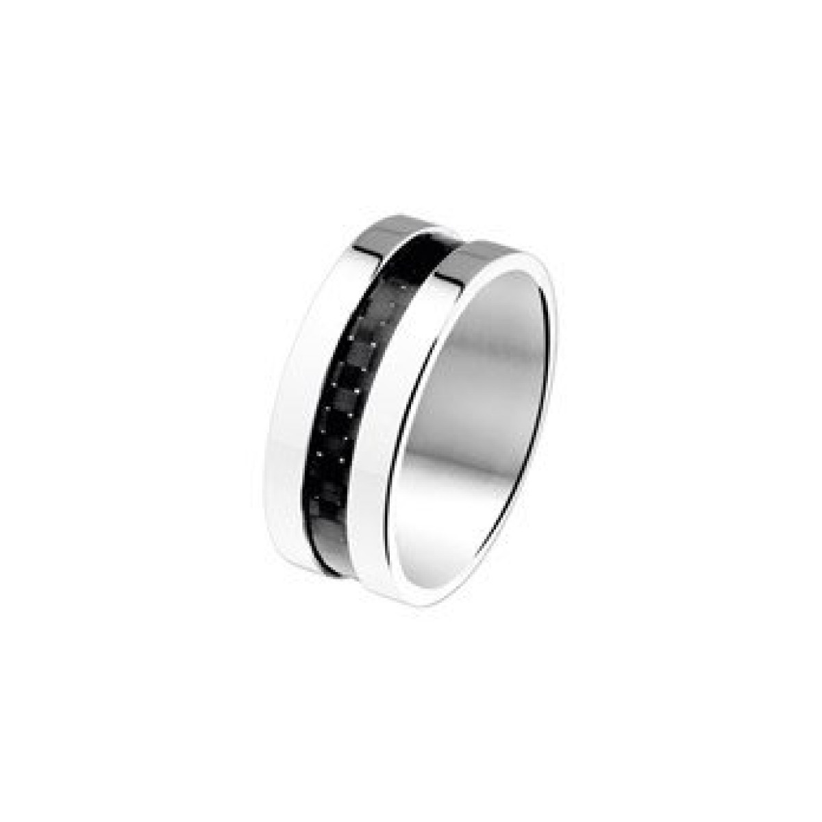 Stalen heren ring