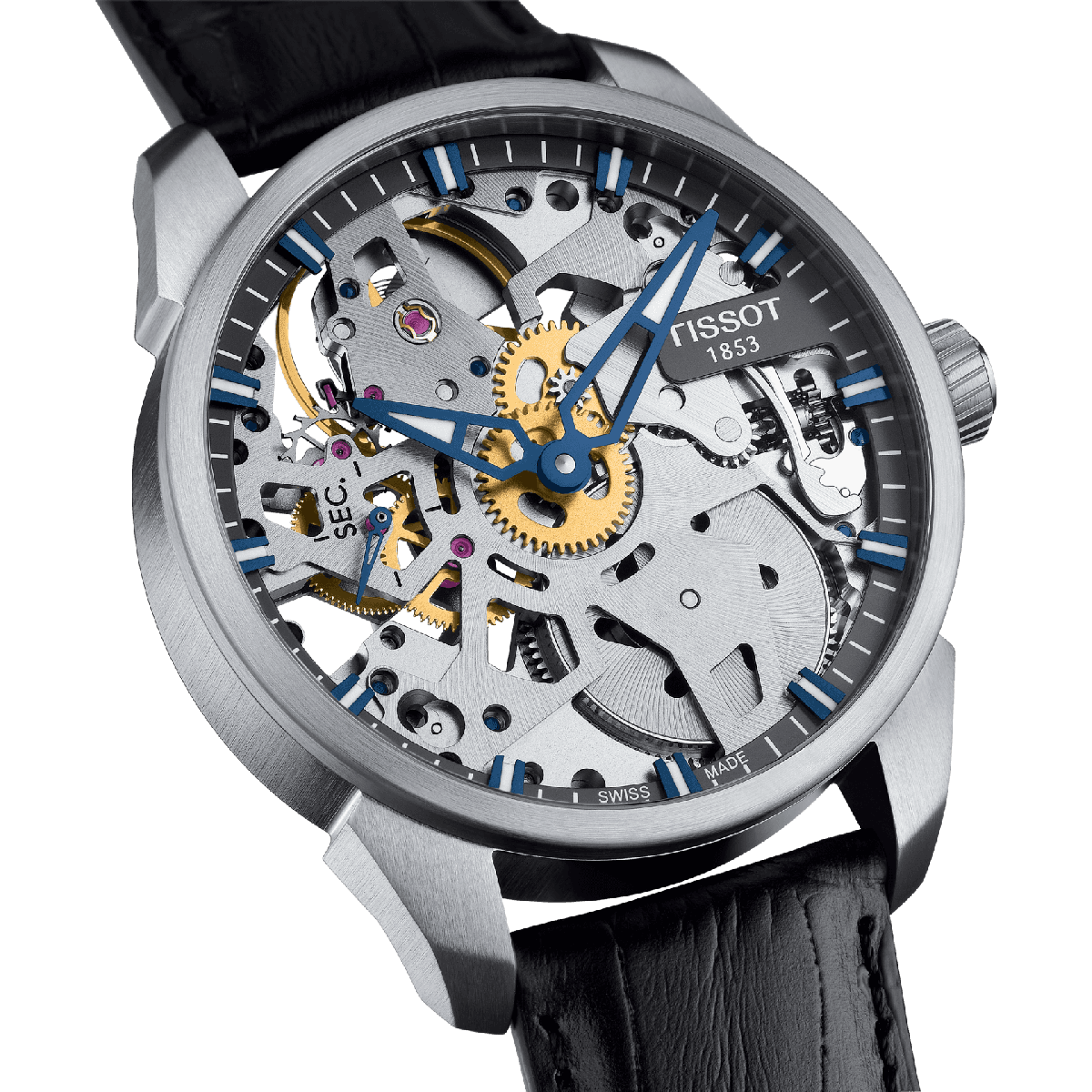 Tissot herenhorloge T-complication squelette mechanical T0704051641100