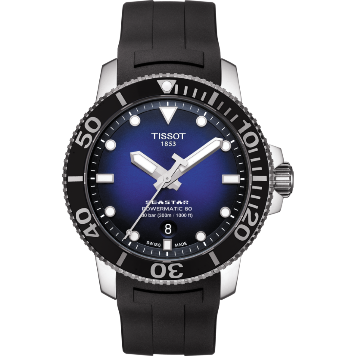 Tissot herenhorloge Seastar 1000 powermatic 80 T1204071704100