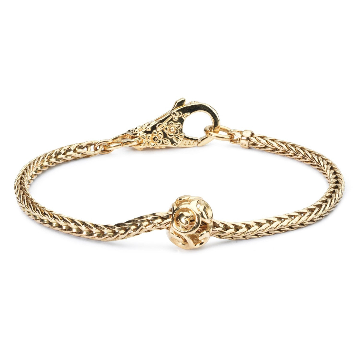 Trollbeads 14-karaat gouden armband zonder sluiting