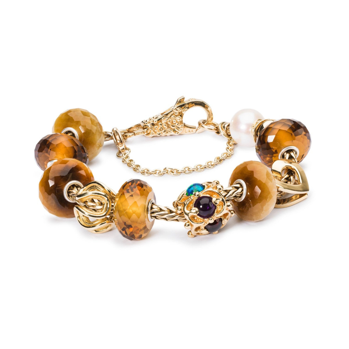 Trollbeads 14-karaat gouden armband zonder sluiting