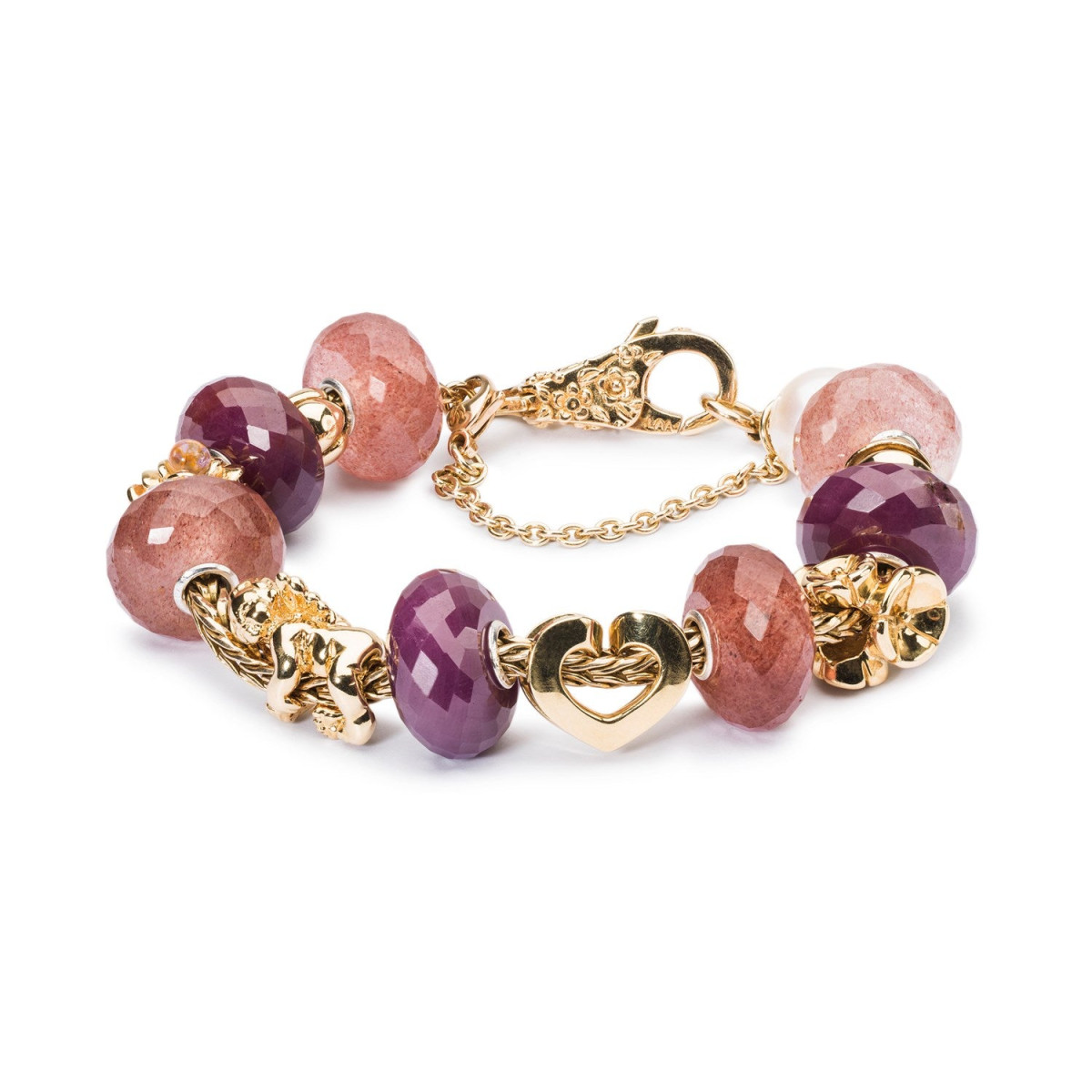 Trollbeads 14-karaat gouden armband zonder sluiting