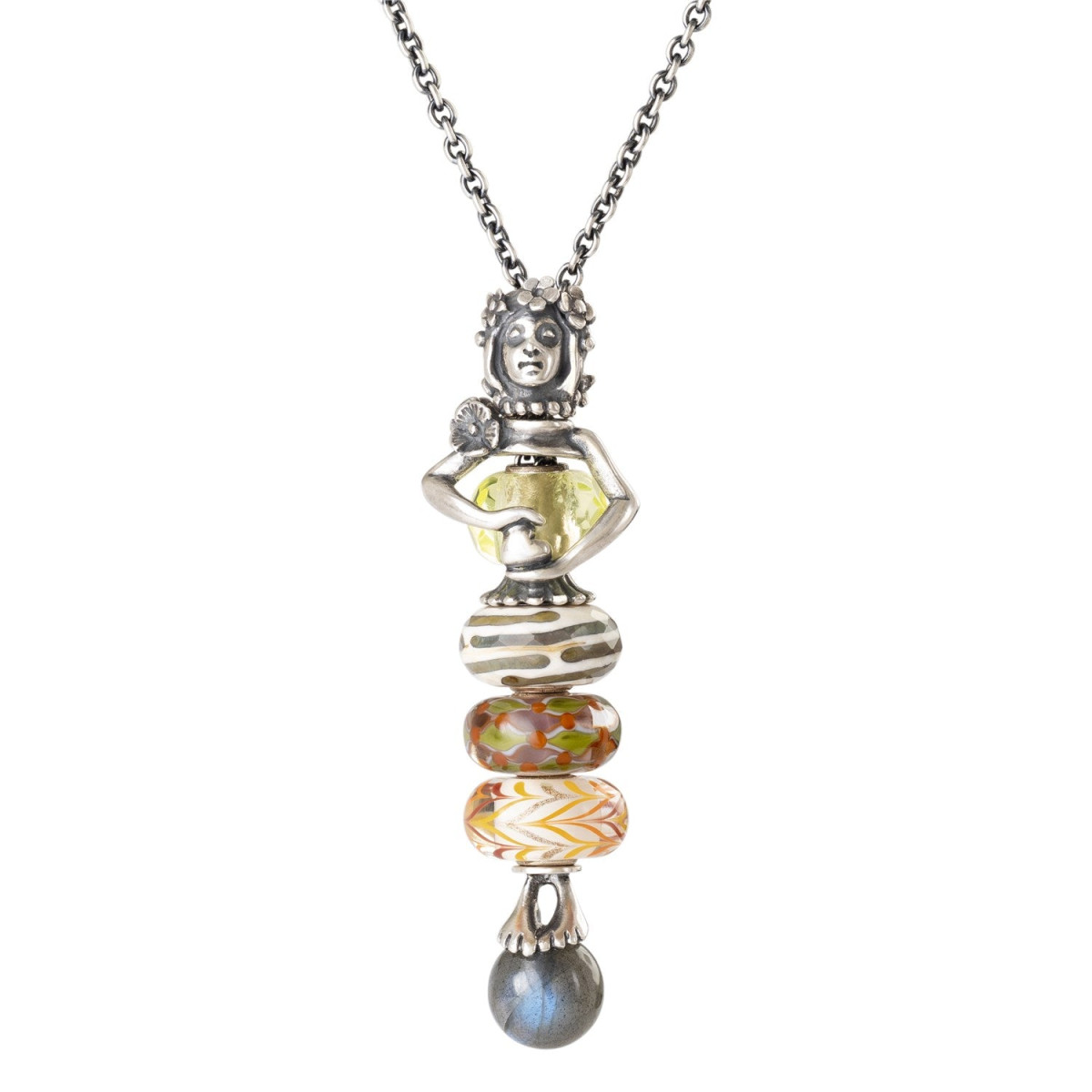 Trollbeads ketting Beschermer van de Liefde met elfje