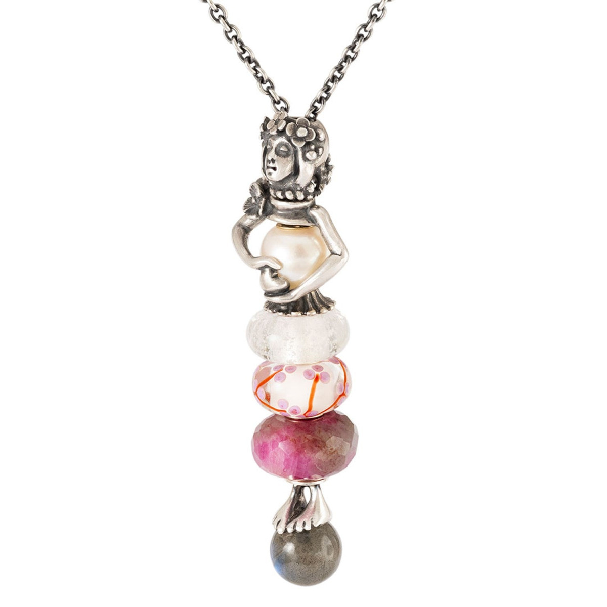 Trollbeads ketting Beschermer van de Liefde met elfje