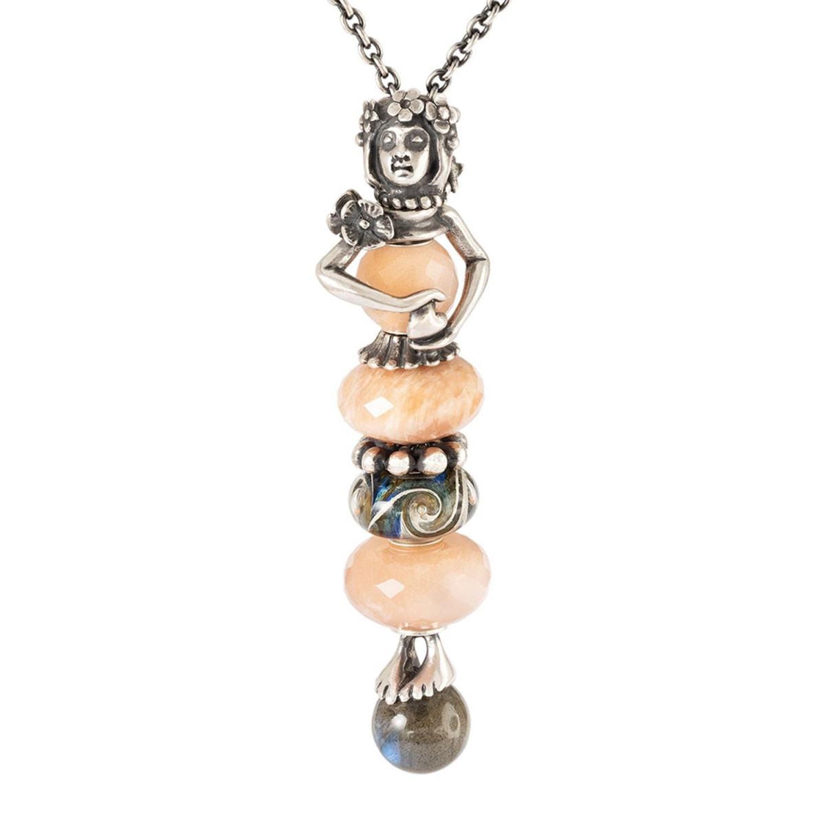 Trollbeads ketting Beschermer van de Liefde met elfje