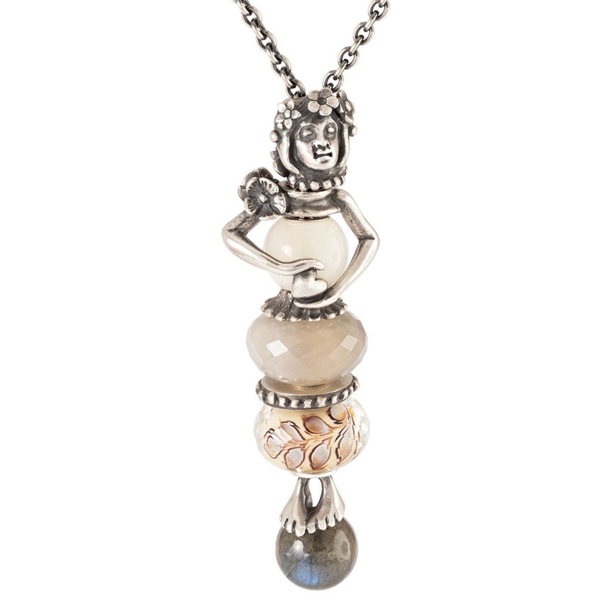 Trollbeads ketting Beschermer van de Liefde met elfje