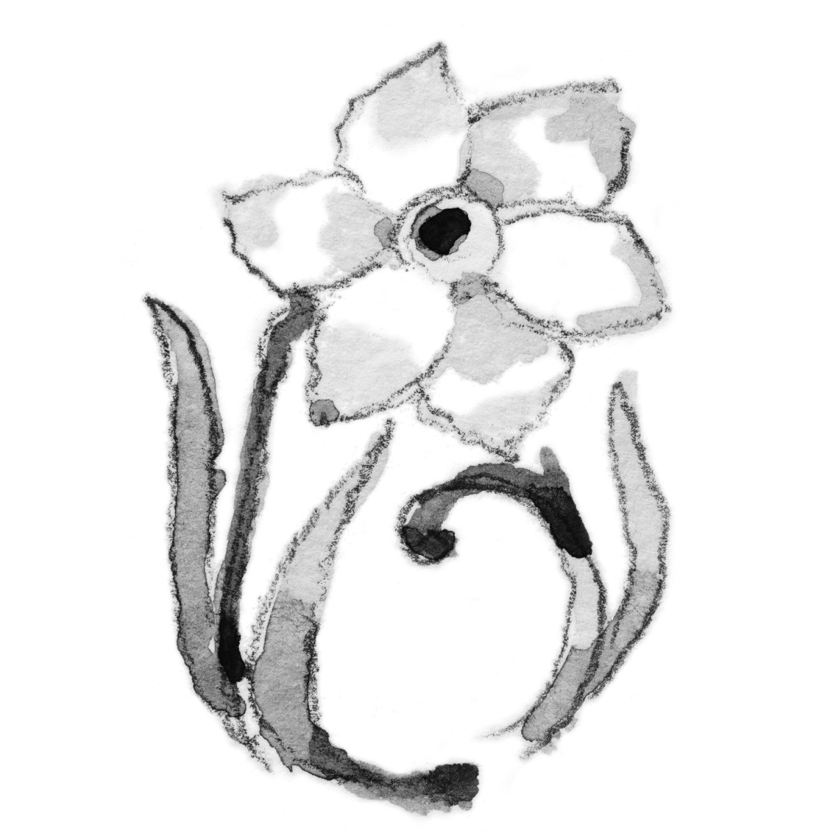 Trollbeads TAGBE-00029 Maartnarcis geboortebloem bedel met parel
