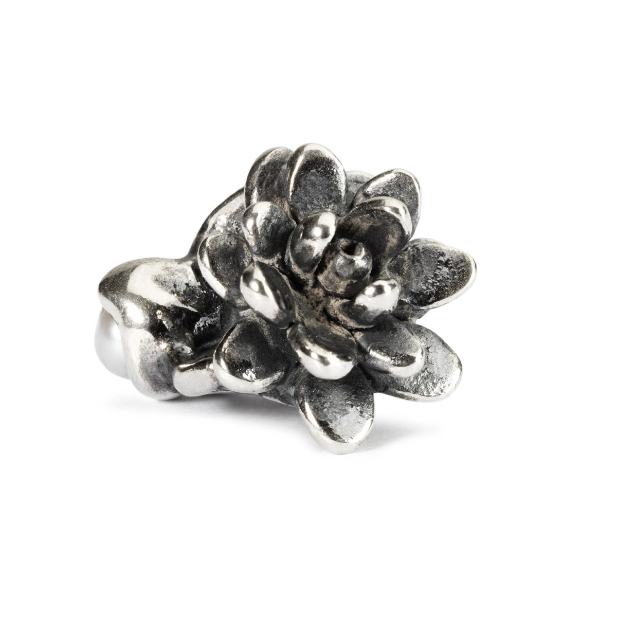 Trollbeads TAGBE-00033 Juliwaterlelie geboortebloem bedel met parel