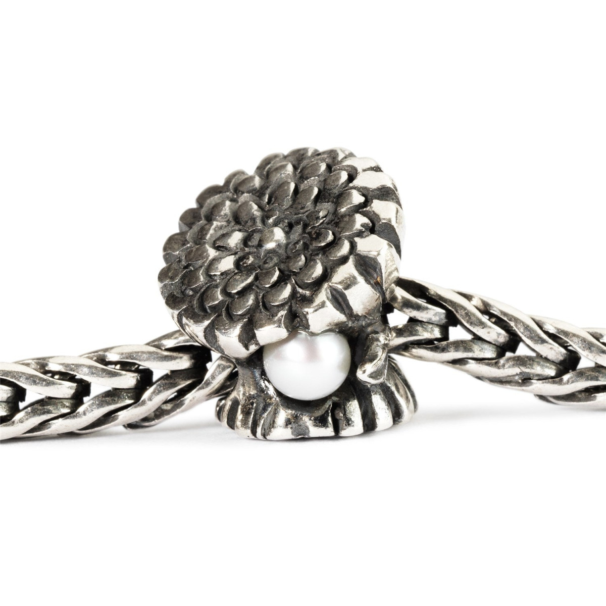 Trollbeads TAGBE-00036 Oktobergoudsbloem geboortebloem bedel met parel