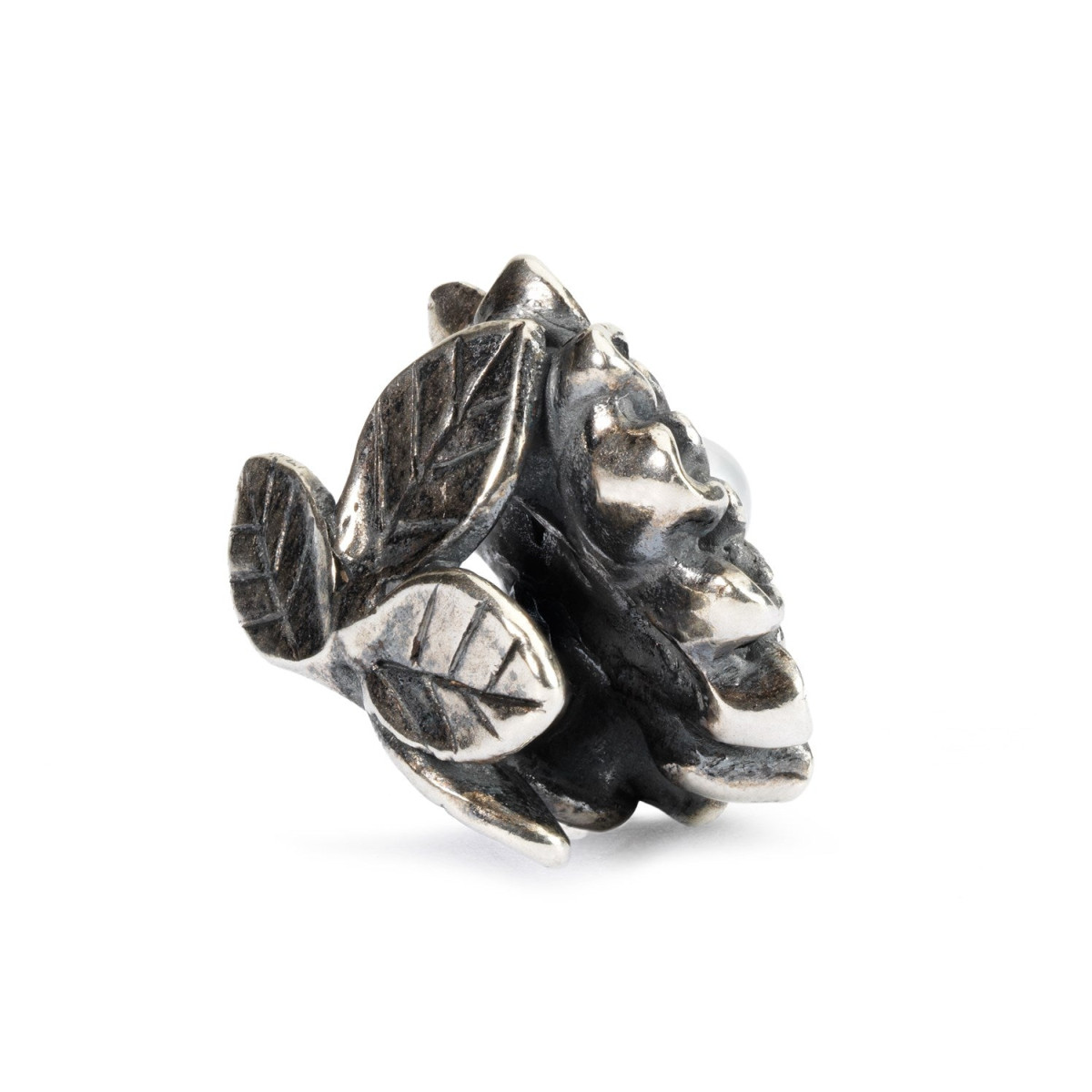 Trollbeads TAGBE-00037 Novemberchrysant geboortebloem bedel met parel