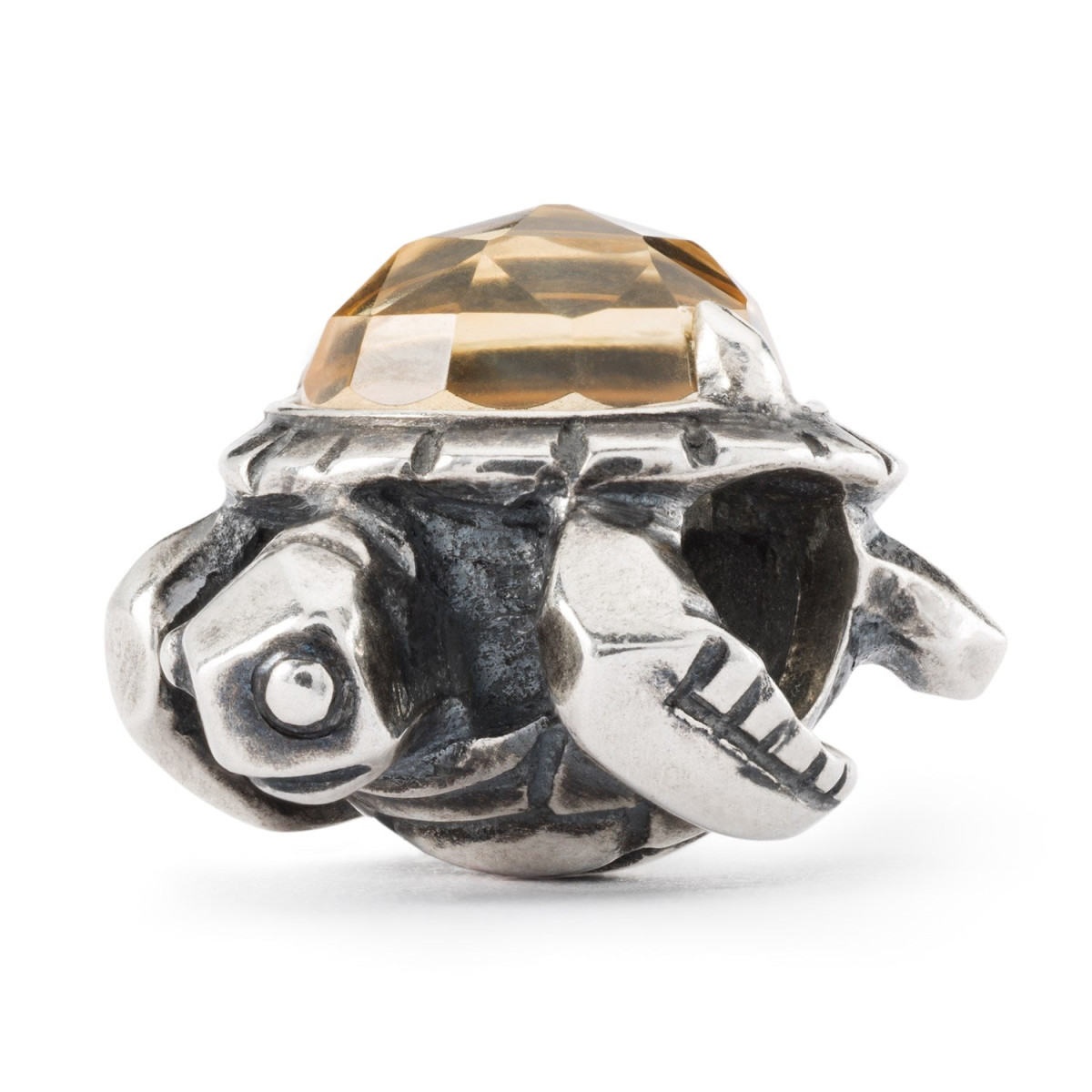 Trollbeads TAGBE-00299 Lang leven schildpad bedel van zilver met citrien