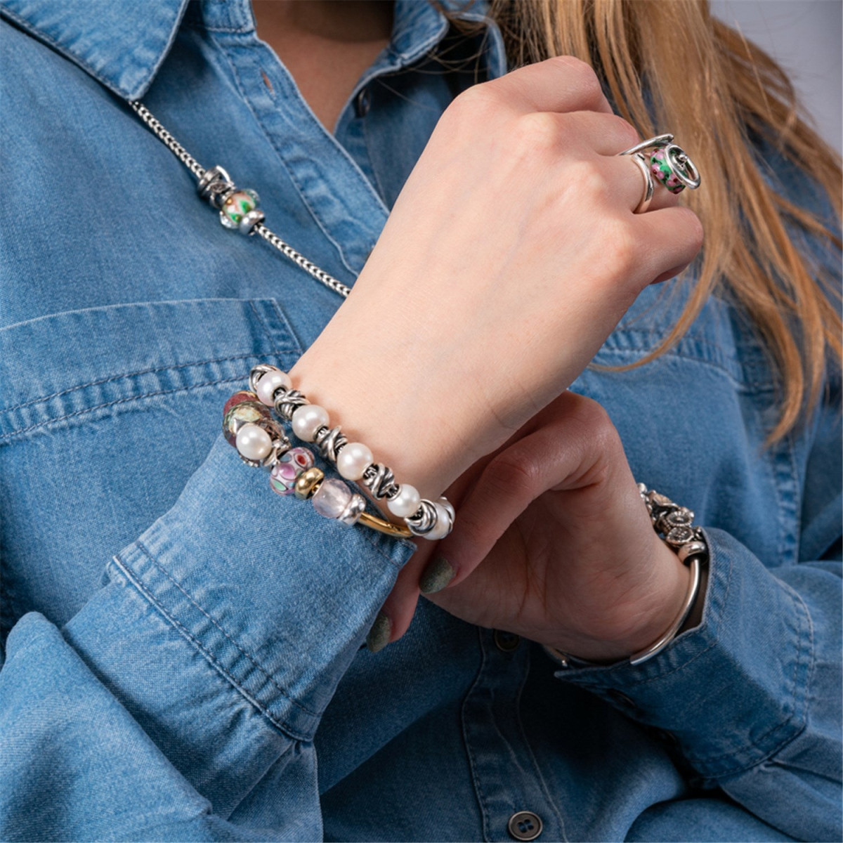 Trollbeads TAGBE-10049 Geluksknoop bedel van zilver
