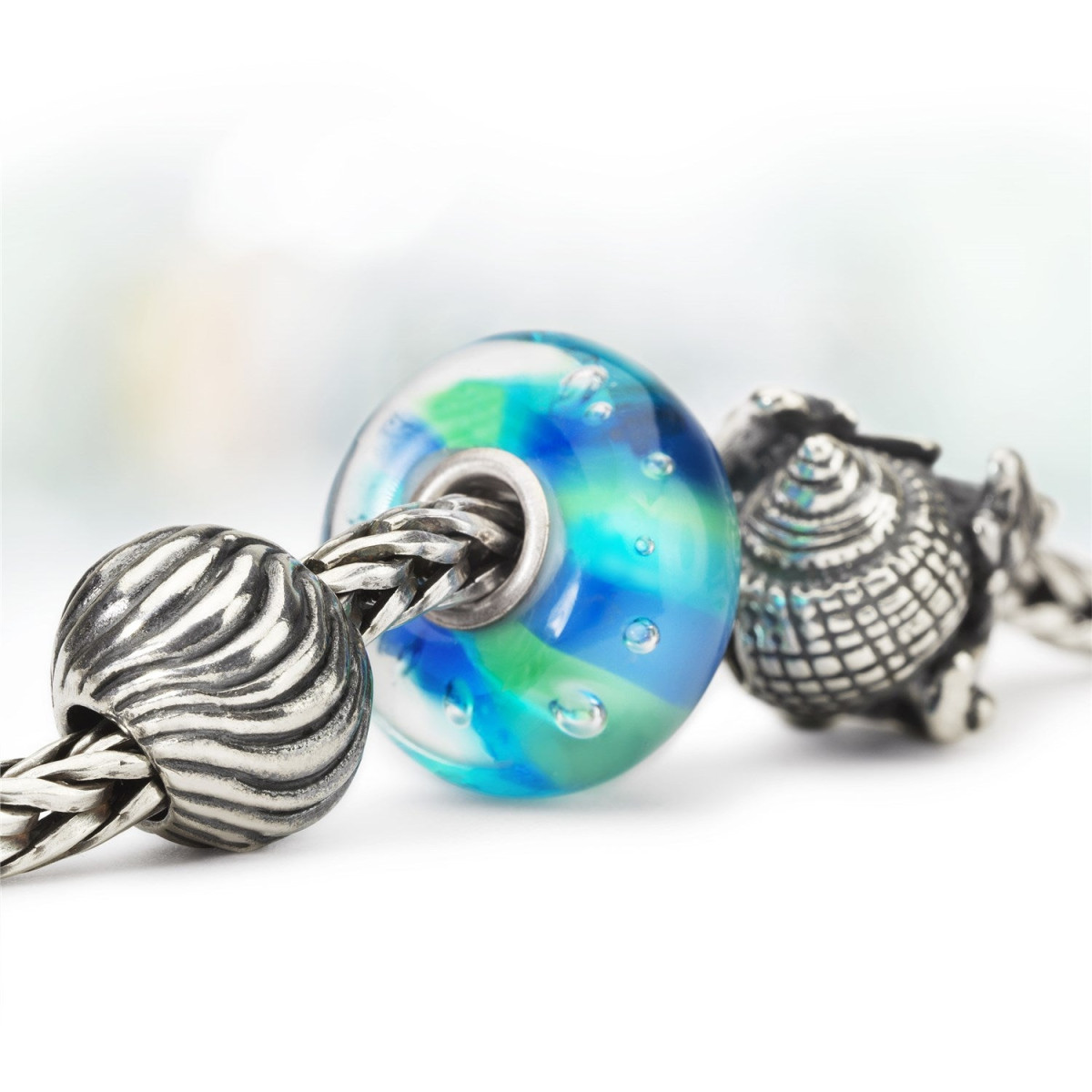 Trollbeads TAGBE-10196 Schuilschelp bedel zilver