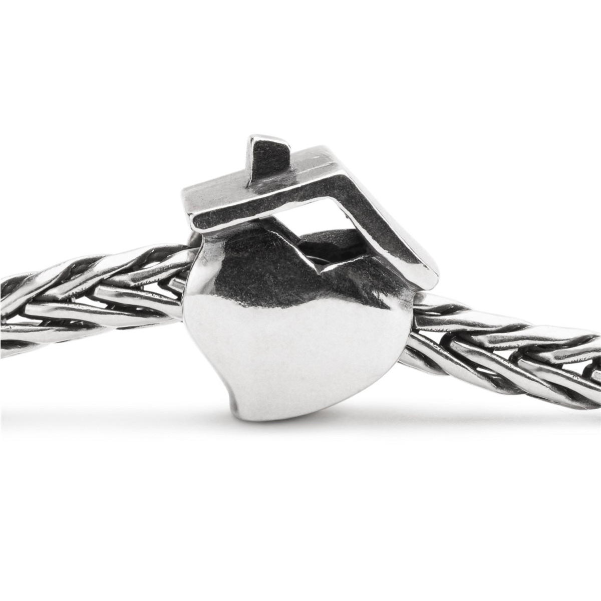 Trollbeads TAGBE-10238 Thuis bedel zilver met hartje