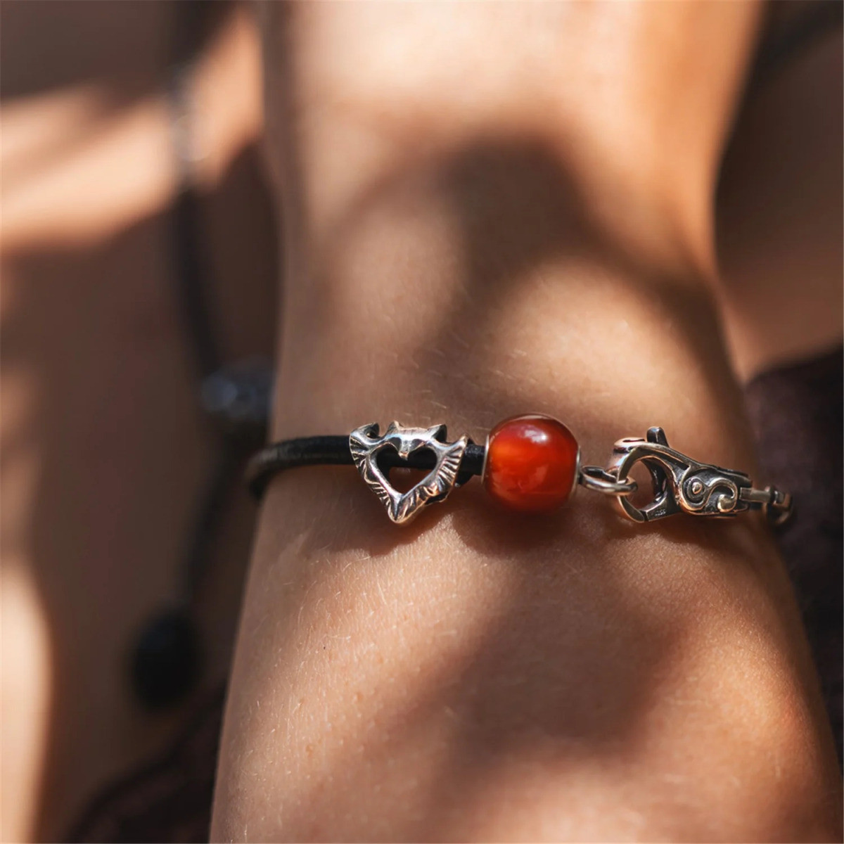 Trollbeads TAGBE-10290 vleermuis bedel met hartje