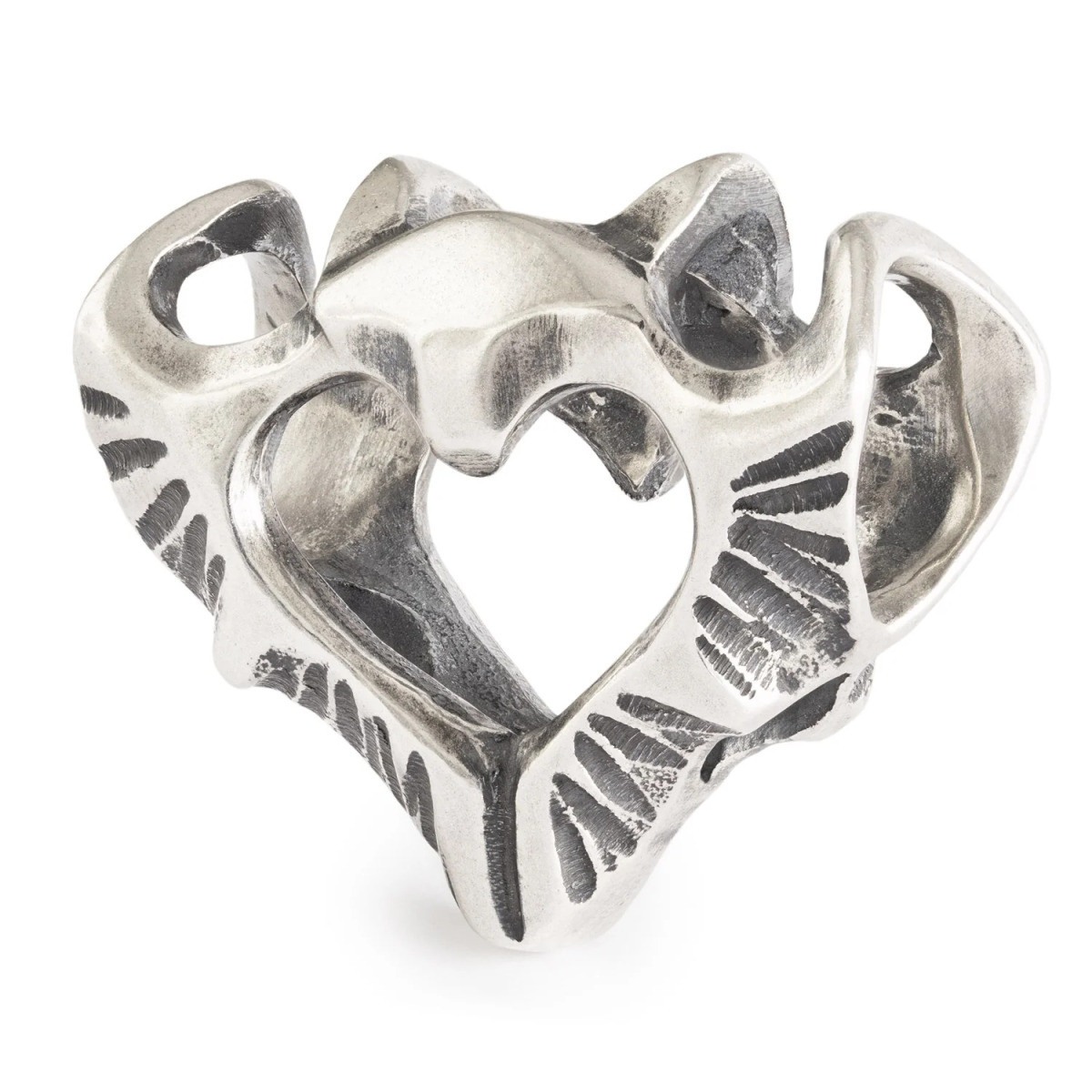 Trollbeads TAGBE-10290 vleermuis bedel met hartje