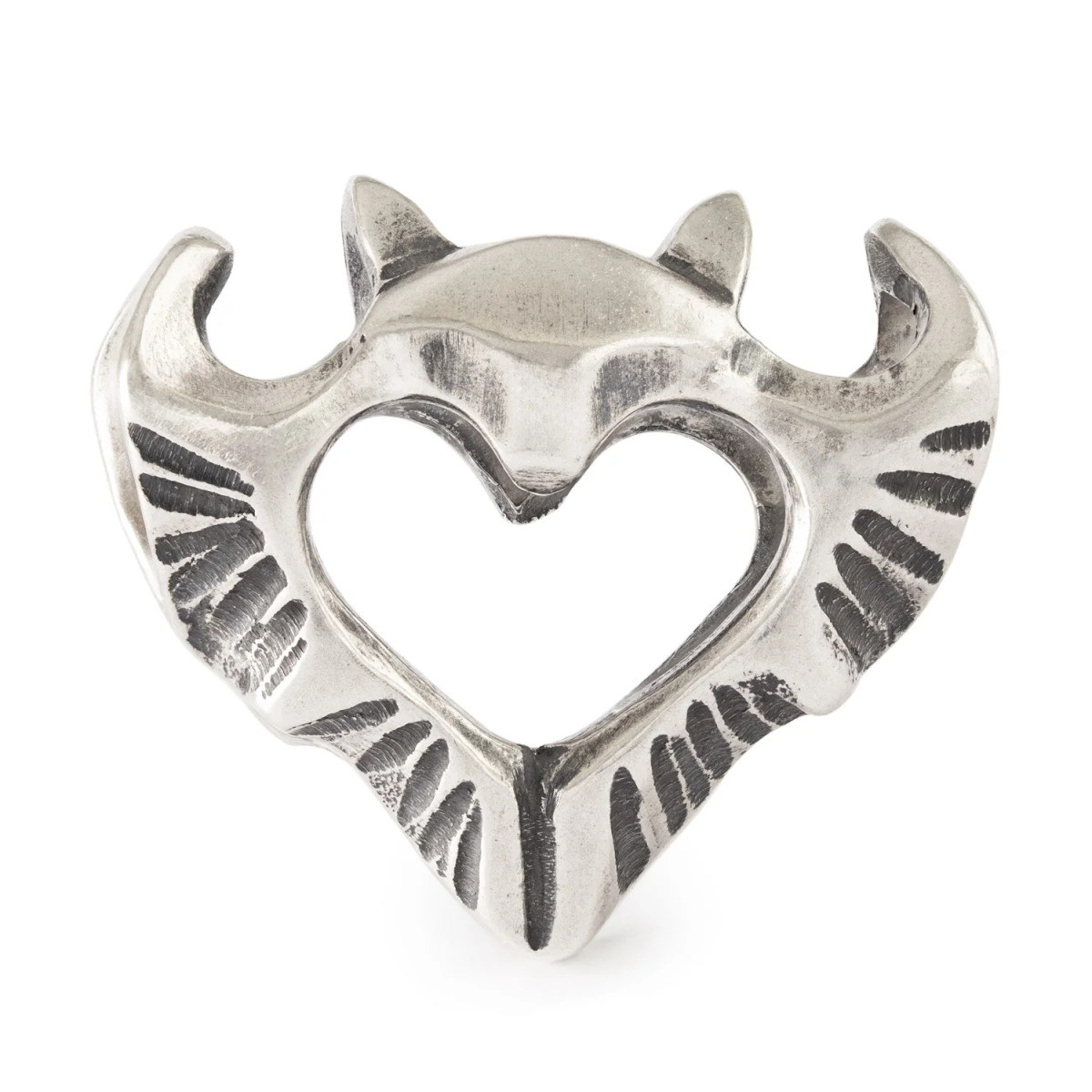 Trollbeads TAGBE-10290 vleermuis bedel met hartje