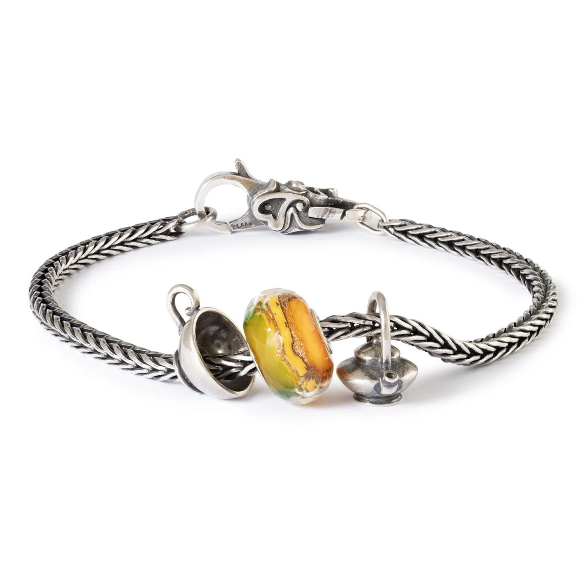 Trollbeads TAGBE-10291 bedel van zilver met kopje