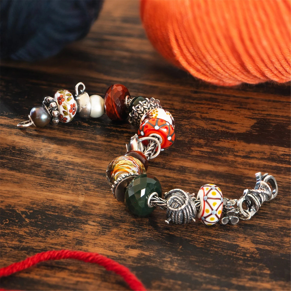 Trollbeads TAGBE-10291 bedel van zilver met kopje