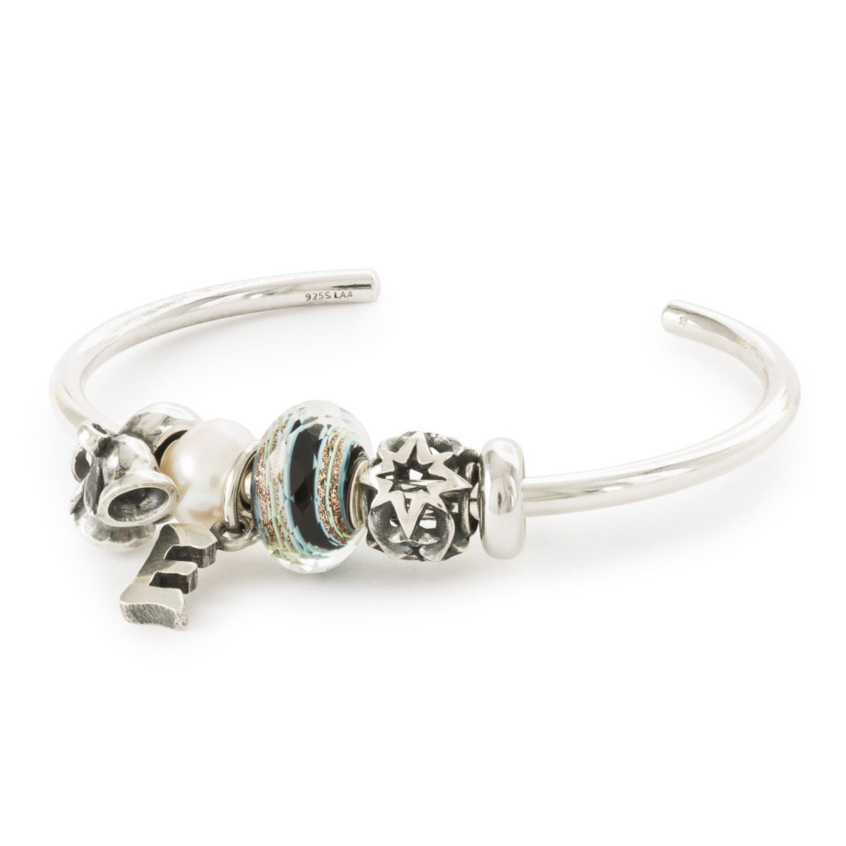 Trollbeads TAGBE-20267 Als de sterren op één lijn staan zilveren bedel