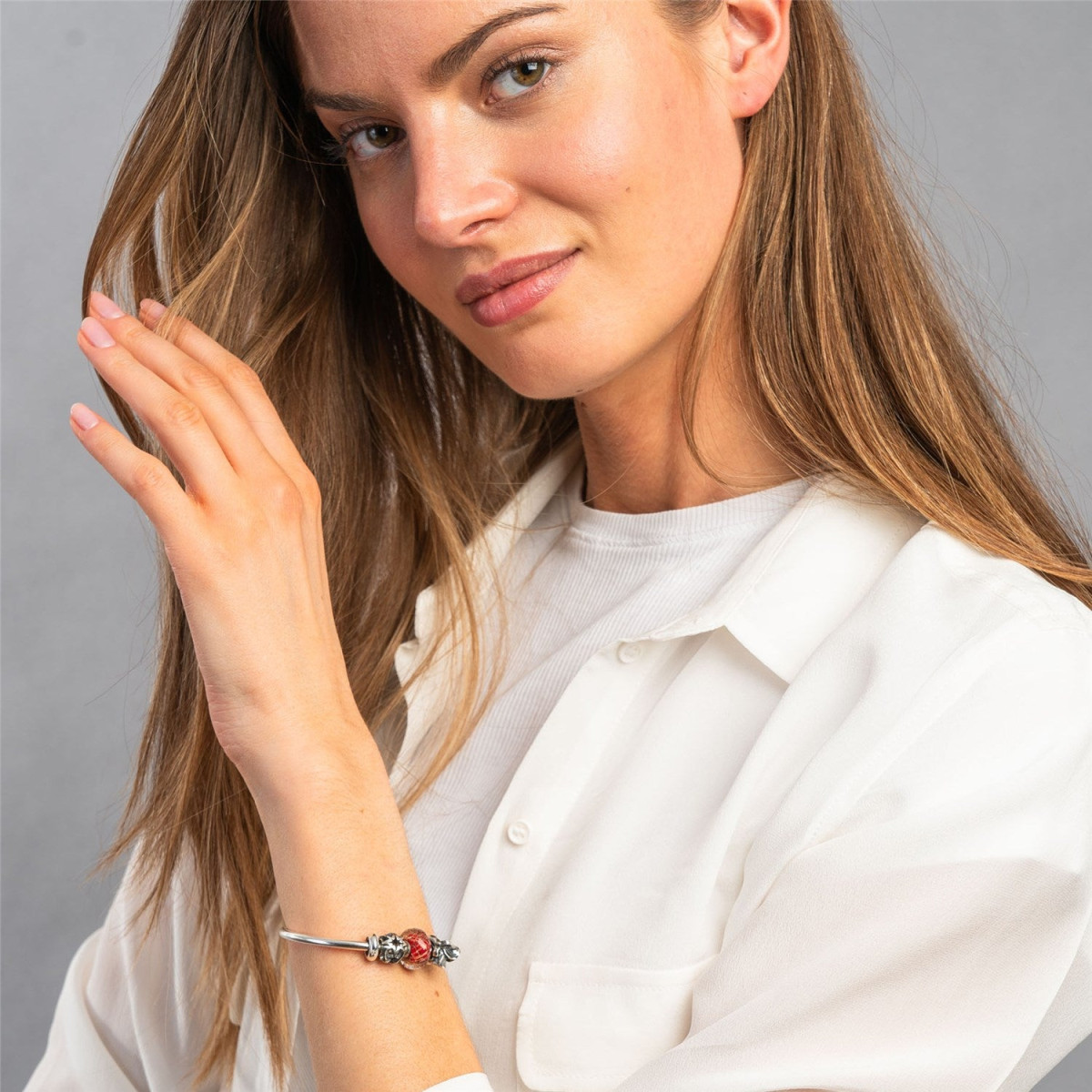 Trollbeads TAGBE-20267 Als de sterren op één lijn staan zilveren bedel