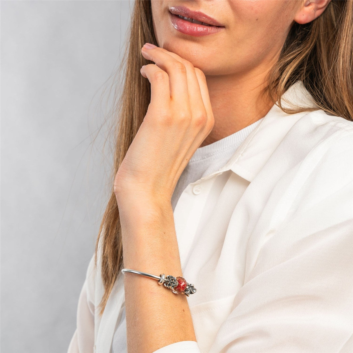 Trollbeads TAGBE-20267 Als de sterren op één lijn staan zilveren bedel